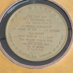 Plaque commemorating the signing of the Instrument of Formal Surrender of Japan in 1945. Plaque commemorating the signing of the Instrument of Formal Surrender of Japan in 1945